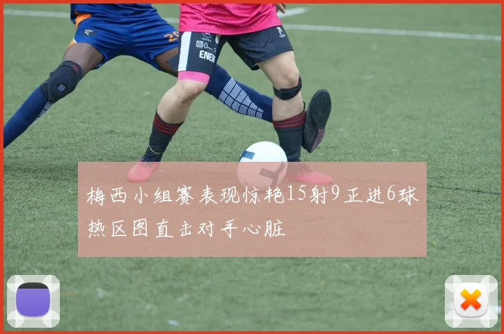 梅西小组赛表现惊艳15射9正进6球热区图直击对手心脏